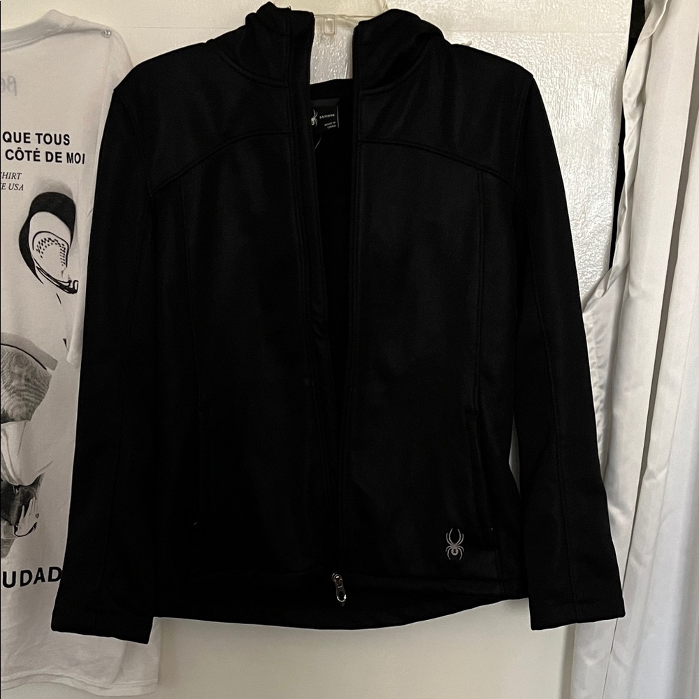 Spyder Black Full-Zip Jacket